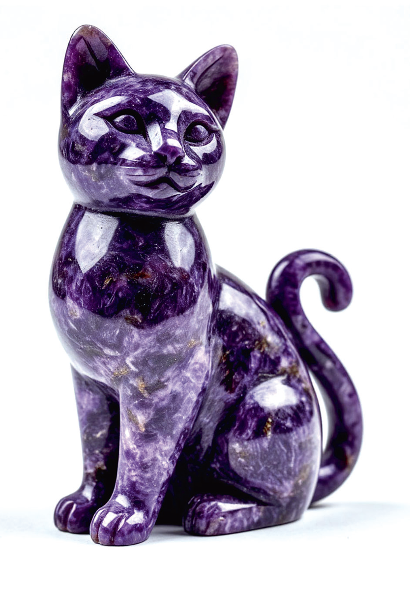 Кот из чароита Кот из чароита